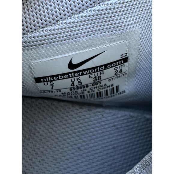 Nike Dunk Sky Hi Women's US Size 7 (528899-005) Gray Hidden Wedge Heel Shoes - Picture 11 of 12